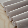 Fireproof Cotton Acrylic Blend White Knitted Fabric